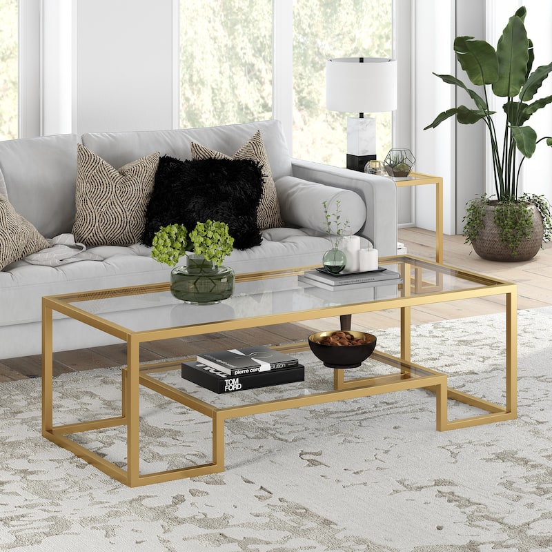 Athena 45" Wide Rectangular Coffee Table