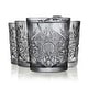 preview thumbnail 2 of 3, Libbey Hobstar Double Old Fashioned Glasses, 12-ounce, Smoke, Set of 4 - Set of 4