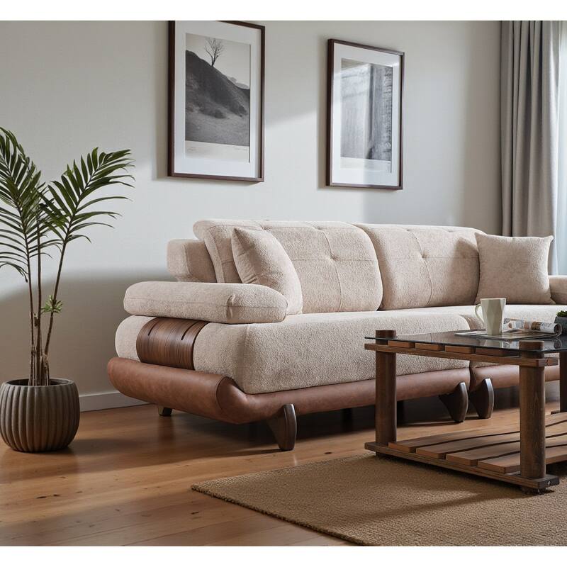 Batagov 3 Pieces Living Room Sets 2 Sofa 1 Chair