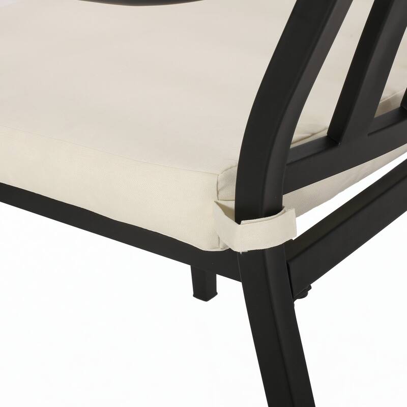 Outdoor 3PC METAL BISTRO SET with Cushions