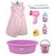 preview thumbnail 2 of 3, New Adventures Little Darlings: Wash N' Play Baby Set - 12" Doll