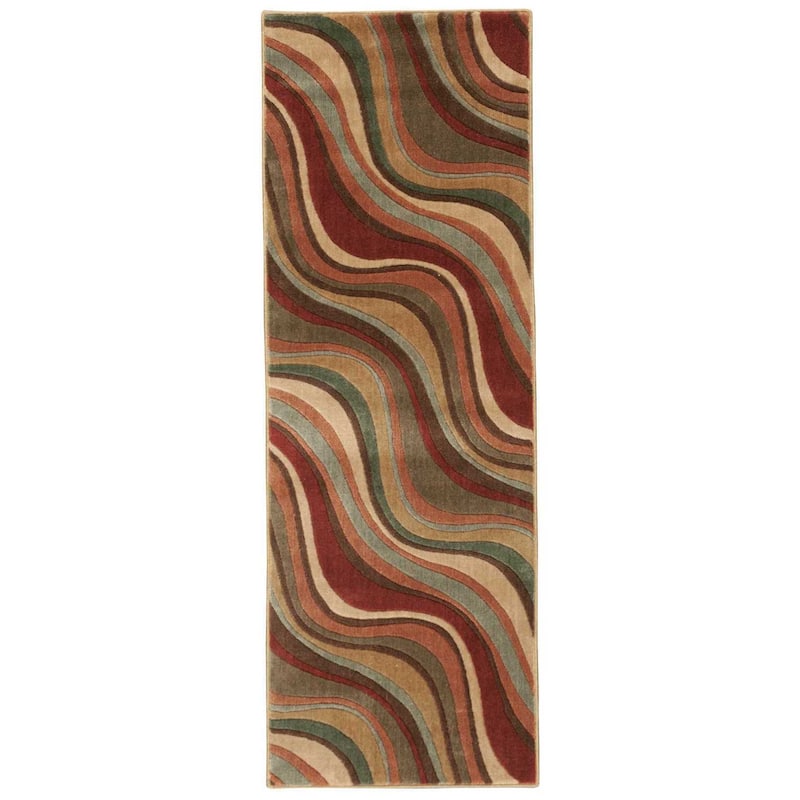 Nourison Somerset Modern Transitional Wave Area Rug
