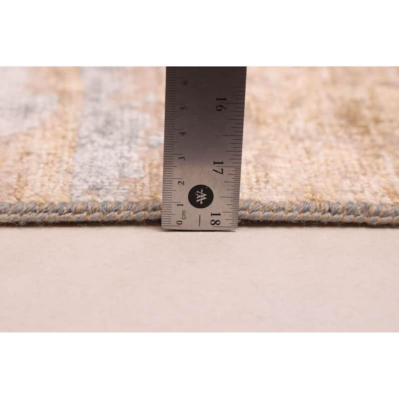 ECARPETGALLERY Hand-knotted Legacy Brown Silk, Wool Rug - 2'7 x 16'0