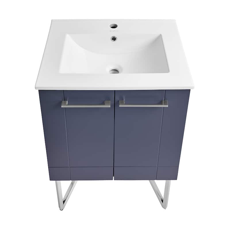 Swiss Madison SM-BV258 Annecy 24" Free Standing Single Basin Vanity