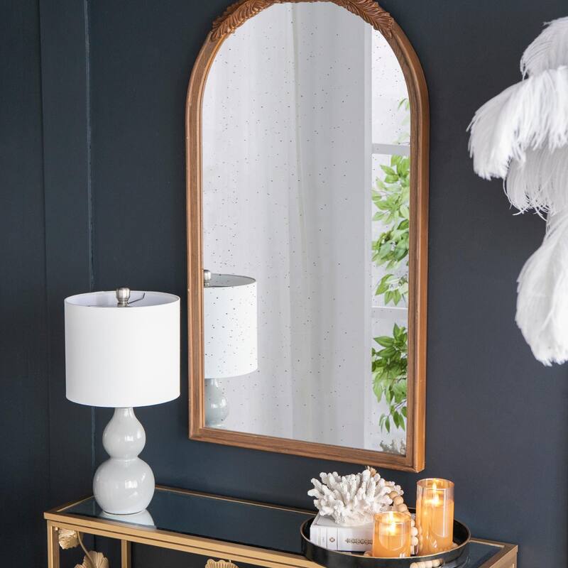 Mid-Century Style Living Room Oval Mirror