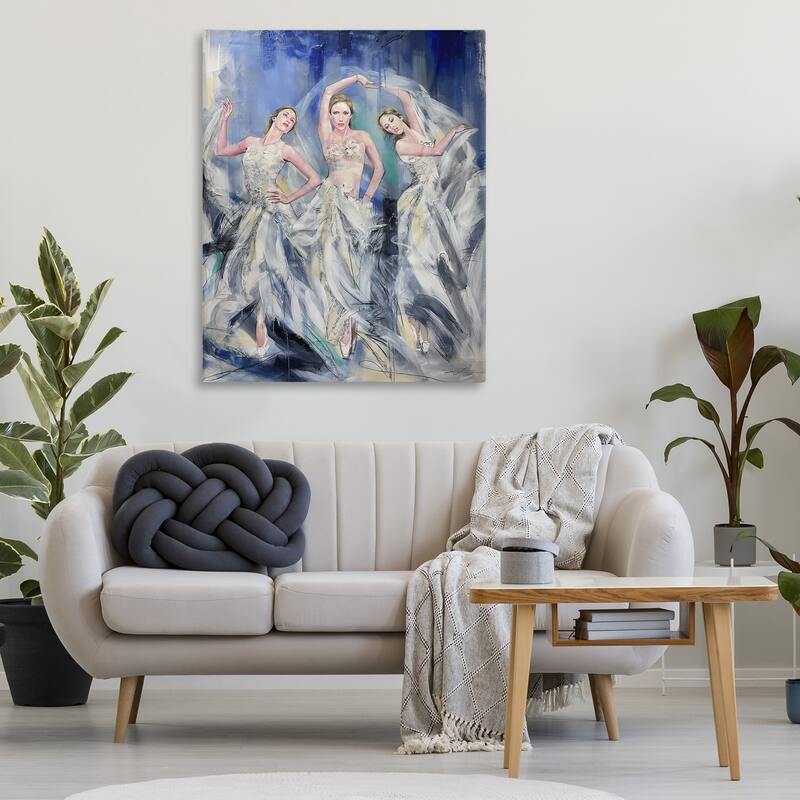 Stupell Fashionable Dancer Trio Canvas Wall Art Design By Lucille Lee