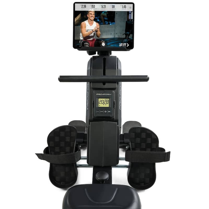 ProForm 550R Rower with Large LCD Display, Built-In Tablet Holder and SpaceSaver Design
