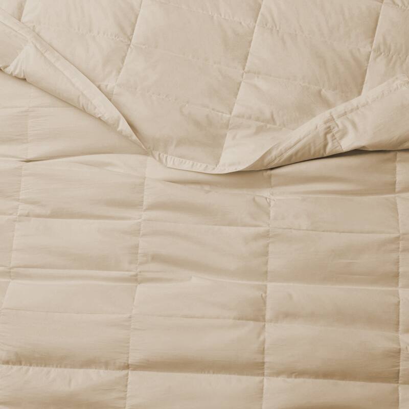 Hotel Luxury Down Cooling Blanket, Breathable Silky Soft & Smooth Lyocell Fabric
