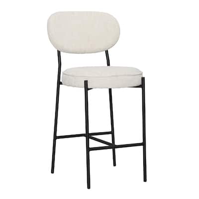 Misty 40" Tall Counter Stool, Beige