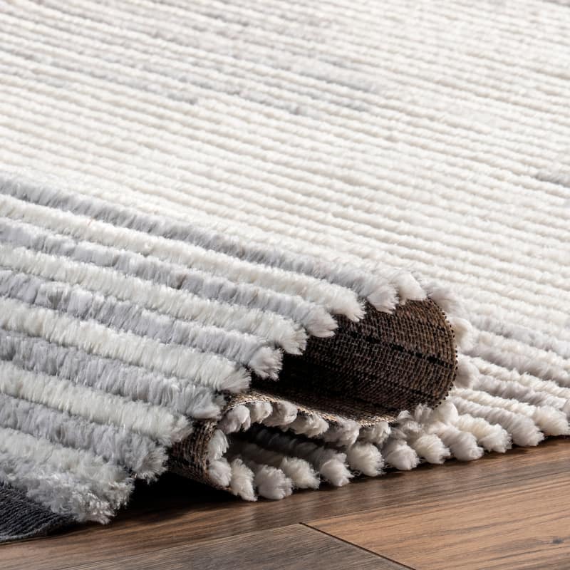 Nuloom Morgan Contemporary Shag Fringe Area Rug