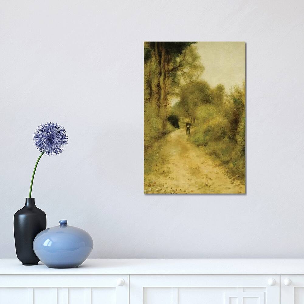 iCanvas "On the Path " by Pierre-Auguste Renoir Canvas Print