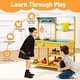 preview thumbnail 3 of 3, Wooden Play Kitchen, Kids Mud Kitchen Outdoor Toddler Play Kitchen - 1