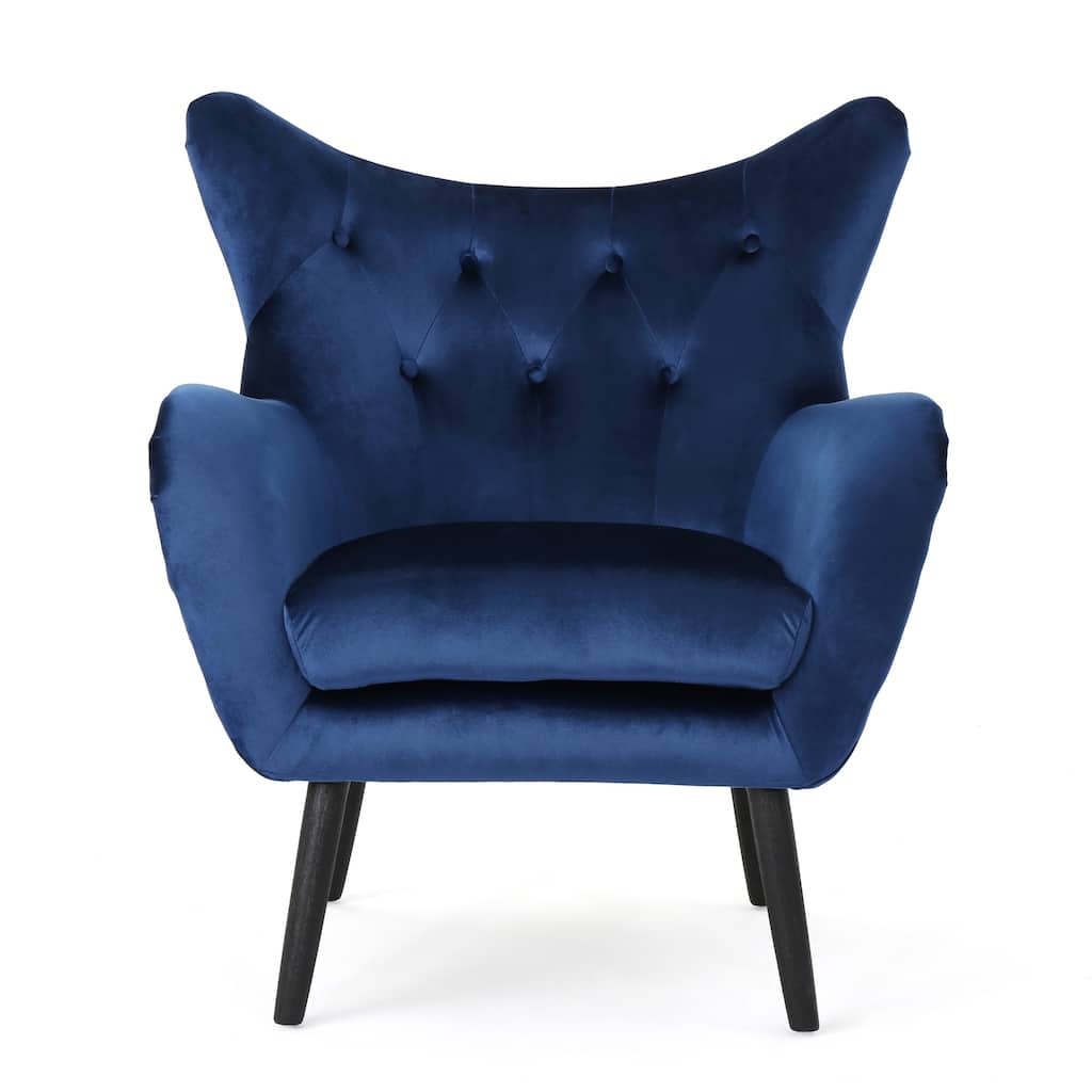 Featured Wingback Chair Accent Chair Side Chair Blue Lounge Chair