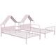 preview thumbnail 26 of 28, Twin Metal Double Platform Bed with Nightstand