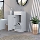 preview thumbnail 4 of 9, Madrid Bathroom Vanity in melamine with 1 door