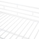 preview thumbnail 11 of 28, Full Over Full Metal Bunk Bed with Ladder, Full-Length Guardrail, Storage Shelves, No Box Spring Needed, Easy Assembly, White