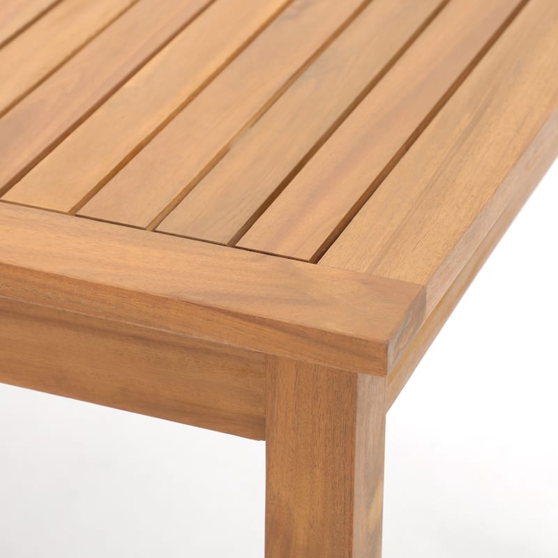 Outdoor Expandable Acacia Wood Dining Table