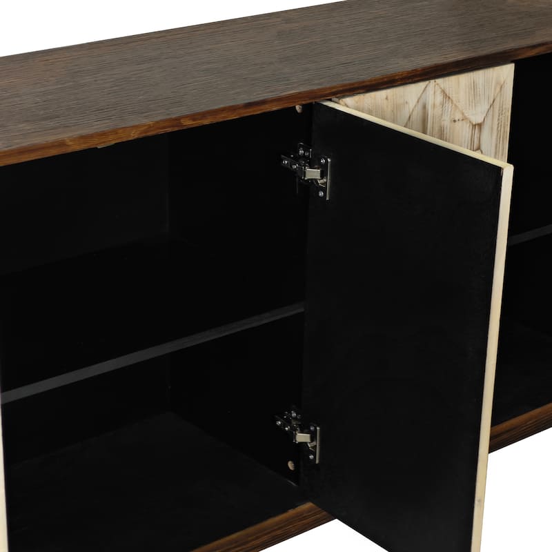 59.84" 4 Doors Vintage Sideboard