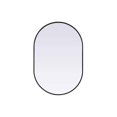 Elegant Lighting MR2A2740 Asha 27" W x 40" H Modern Oval Bathroom Wall