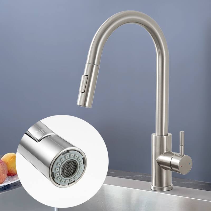 Topcraft Pull Down Stainless Steel kitchen Sink Faucet