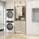 preview thumbnail 69 of 81, Cimly Closet System with Wood Drawers and Hanging Rods, Organizer Wardrobe for Walk-in and Reach-in Closet Set of 1 - White Oak