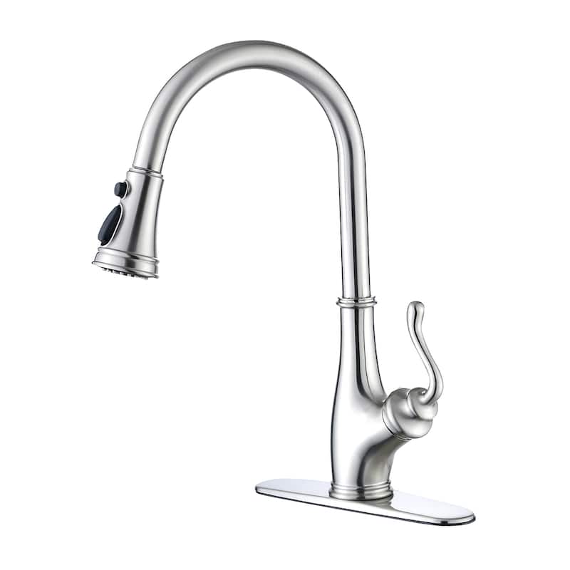 Topcraft Pulldown Single Handle Single Hole Kitchen Faucet
