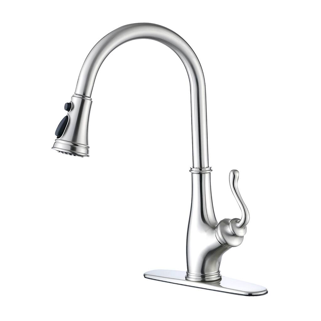 Topcraft Pulldown Single Handle Single Hole Kitchen Faucet