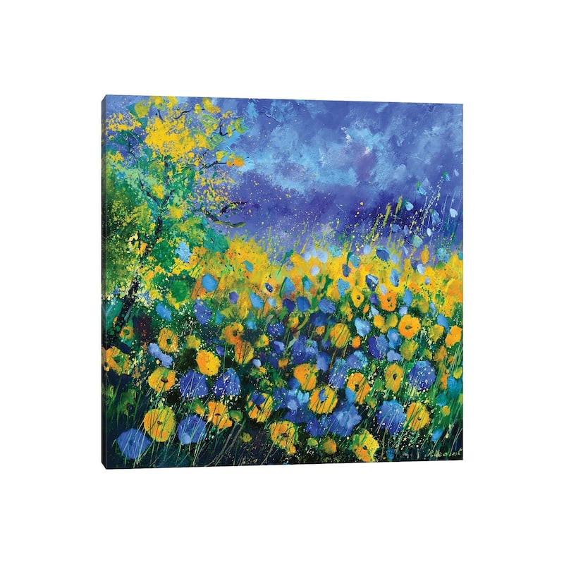 iCanvas "Yellow flowers" by Pol Ledent Canvas Print