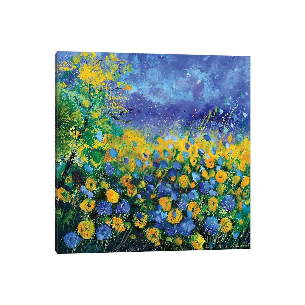 iCanvas "Yellow flowers" by Pol Ledent Canvas Print