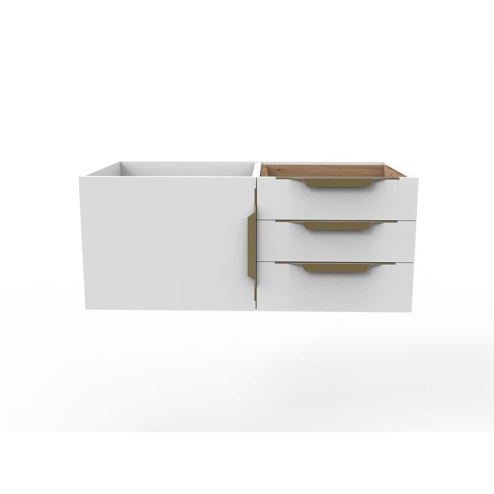 Alpine 36" Wall Mounted Bathroom Vanity (Base Only)