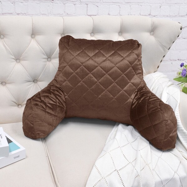 Velvet Do It Yourself Bedrest Reading Pillow Cover and Filling On Sale Bed Bath Beyond 35300356