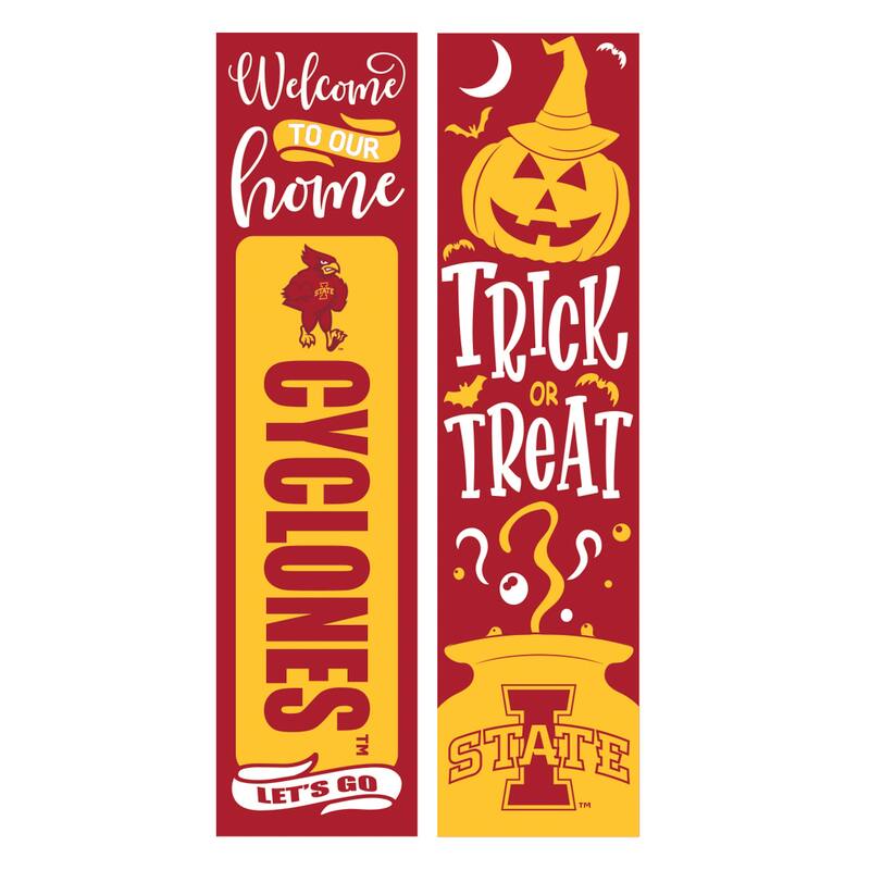 47" Double Sided Seasonal Porch Leaner, Iowa State University - 47" x 11.25"
