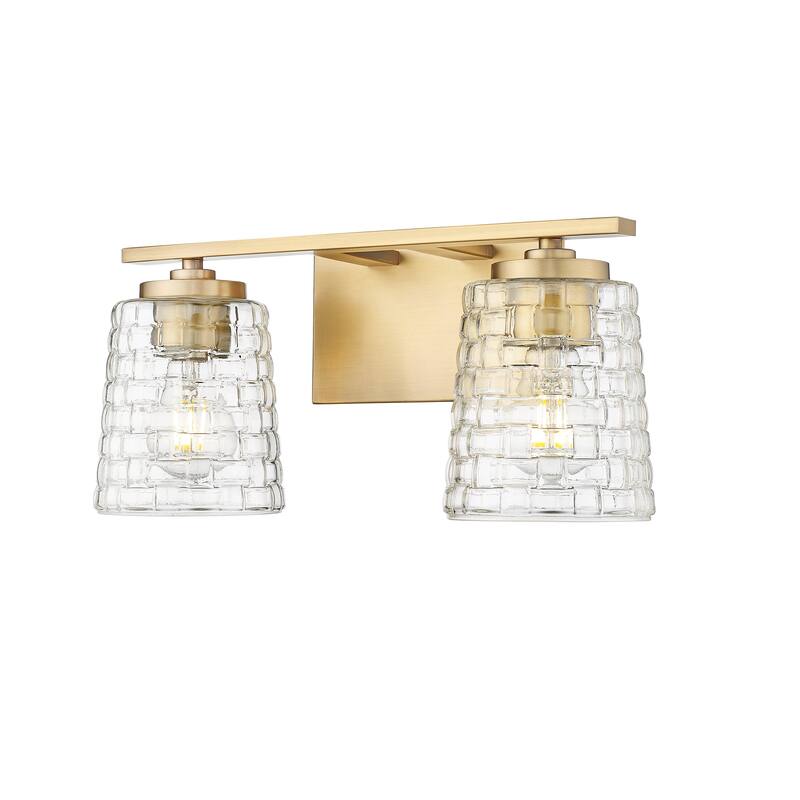 Saben 2-Light Vanity - Vintage Brass