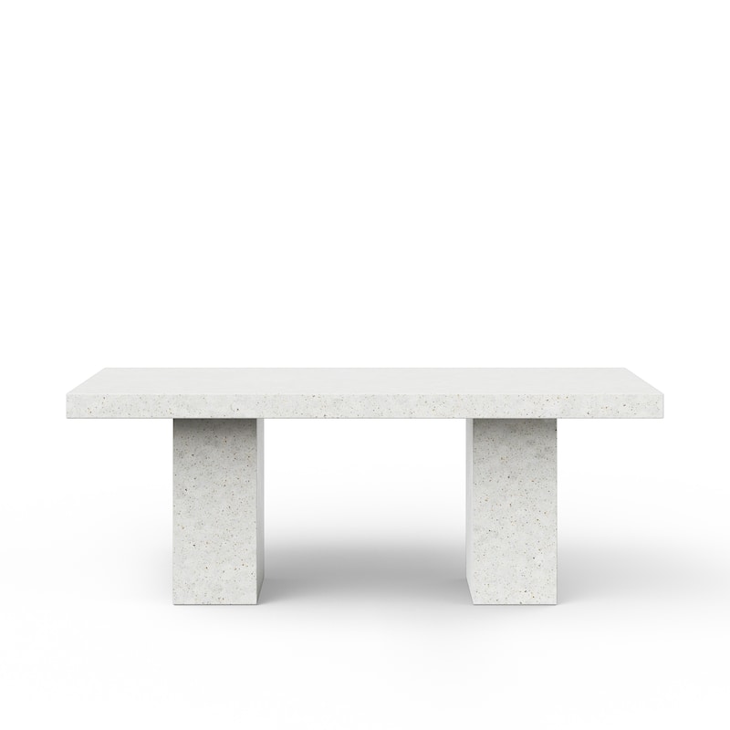 Urbia Elcor Concrete - Dining, Bar, and Counter Table - Counter - 95" - Ivory Terrazzo