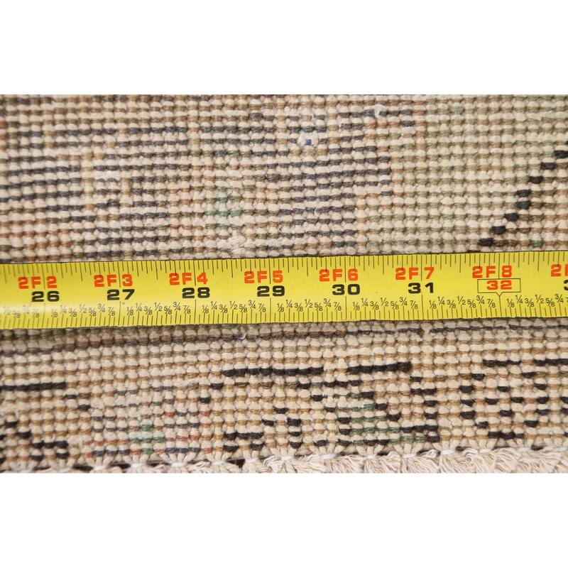 Muted Distressed Tabriz Persian Area Rug Wool Hand-knotted Carpet - 6'6" x 9'1"