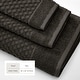 preview thumbnail 171 of 197, Linery & Co. Cotton Diamond Waffle Texture Bath Towels