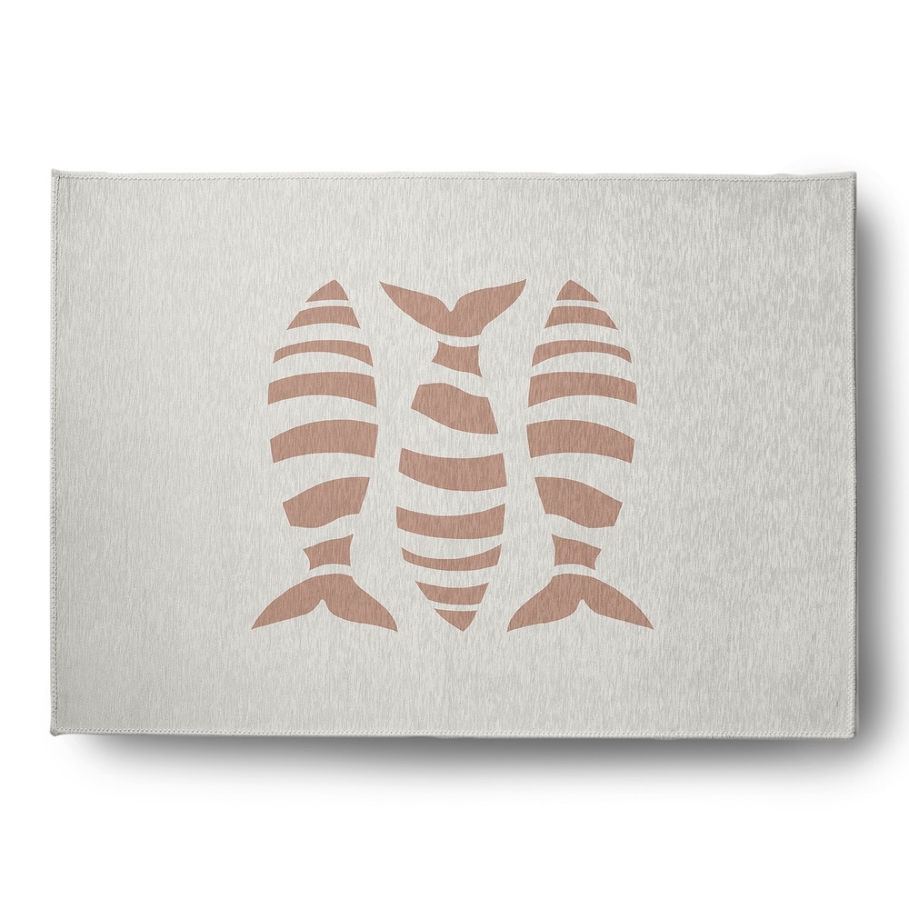 Puzzle Fish Nautical Indoor/Outdoor Rug