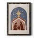 preview thumbnail 31 of 43, Boho Nativity I-Premium Framed Canvas - Ready to Hang 27.5X37.5 - Black