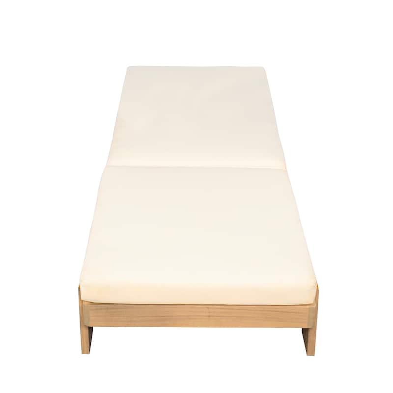 Christopher Knight Home - Iran Patio Acacia Wood Chaise Lounge Set Of 2