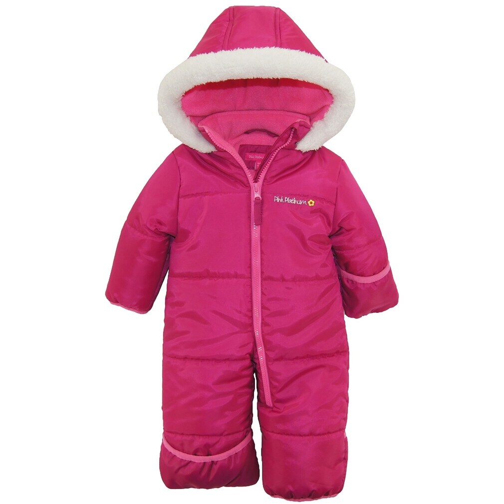 pink platinum snowsuit