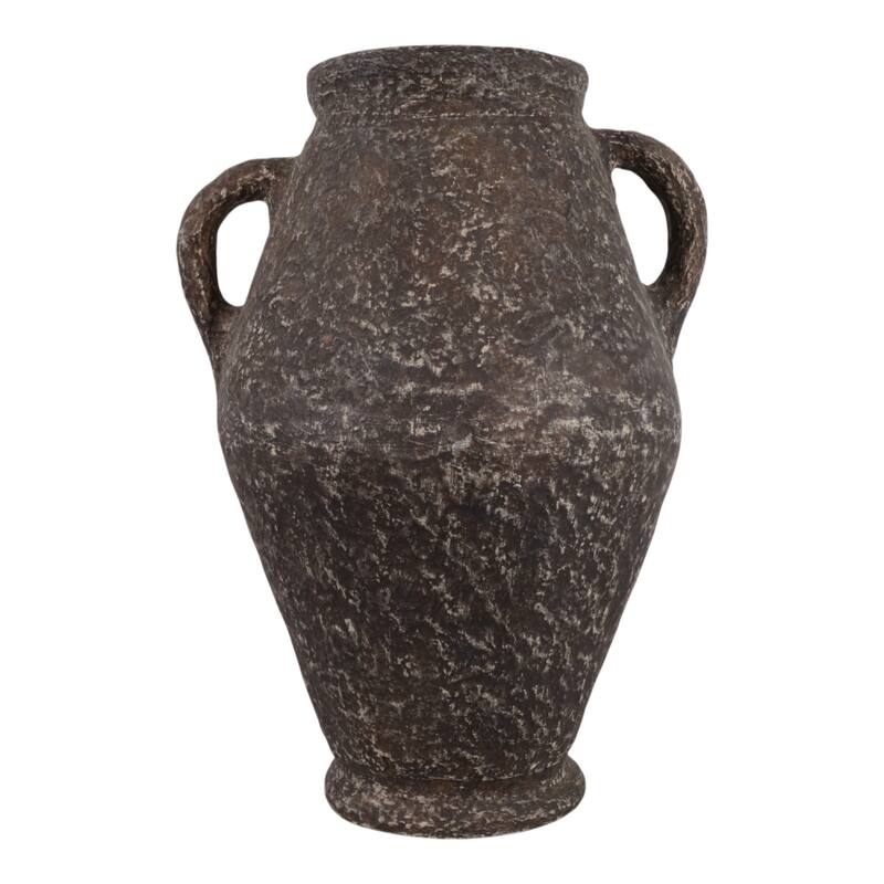 Pottery Paper Mache Vase Casual Mixed Material Handcrafted