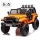 preview thumbnail 22 of 25, 2 Seater Ride On Truck Car for Kids 24V Toddles Battery Powered Ride On Car Toy Orange