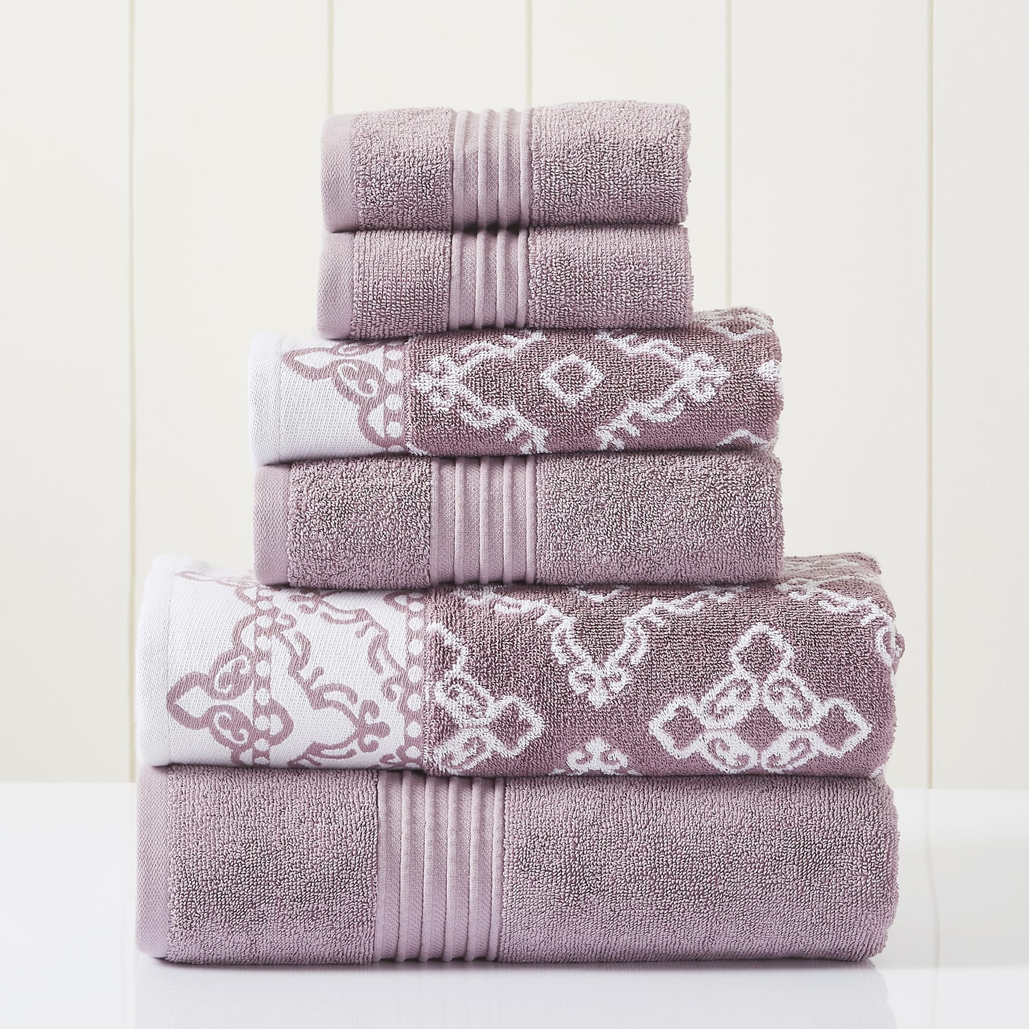 Modern Threads 6-Piece Yarn Dyed Oxford Towel Set - On Sale - Bed Bath &  Beyond - 14585485