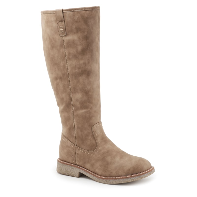 Los Cabos Bonnie Leather Knee-High Boot - EU 40/US 9 - Taupe