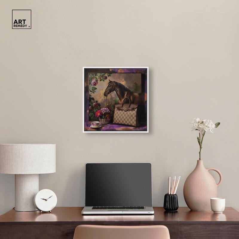 Fanciful Horse Portrait Canvas by Art Remedy