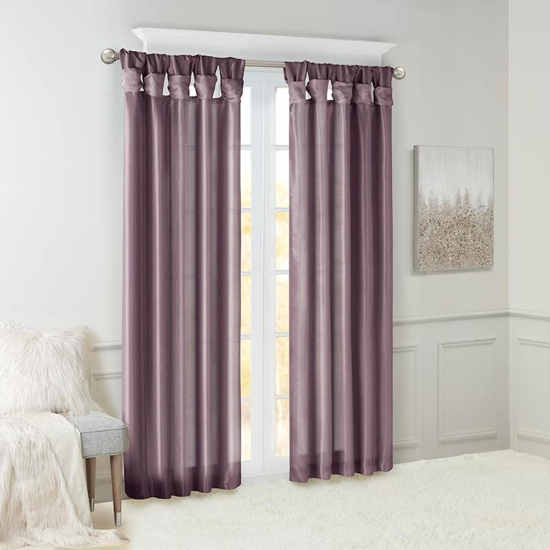 Twist Tab Window Curtain Panel