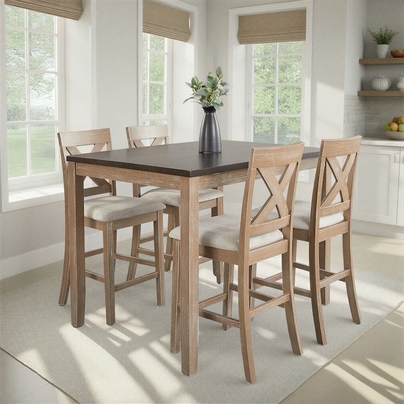 The Gray Barn Finlay 5-Piece Counter Height Dining Set