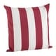 preview thumbnail 4 of 3, Classic Wide Stripe Poly Filled Throw Pillow