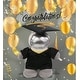 preview thumbnail 4 of 3, DolliBu Standing Astronaut Graduation Plush Toy with Gown and Cap - 8 inches