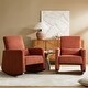 preview thumbnail 23 of 33, Julia 29.5"W Modern Solid Wood Nursery Rocking Chair with Lumbar Pillow Set of 2 by HULALA HOME